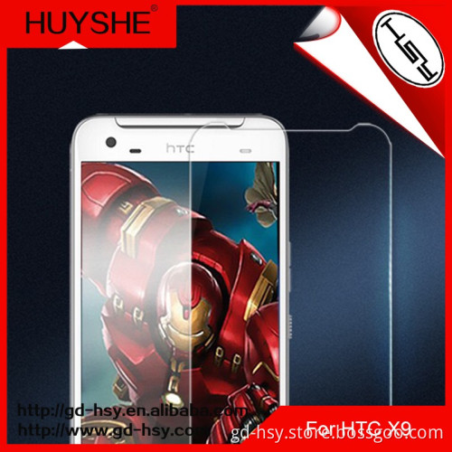 HUYSHE 2.5d curved edge japanese blue film screen protector for htc 0ne x9 anti-explosion anti-glare shateerproof